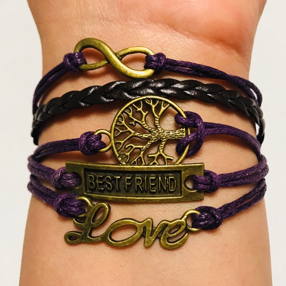 Best Friend Leather Bracelet